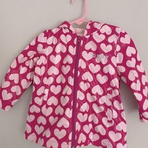 DKNY Pink Heart Raincoat